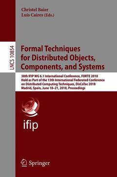 Couverture de l’ouvrage Formal Techniques for Distributed Objects, Components, and Systems