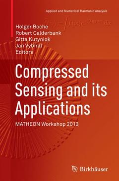 Couverture de l’ouvrage Compressed Sensing and its Applications