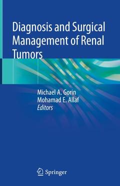 Couverture de l’ouvrage Diagnosis and Surgical Management of Renal Tumors