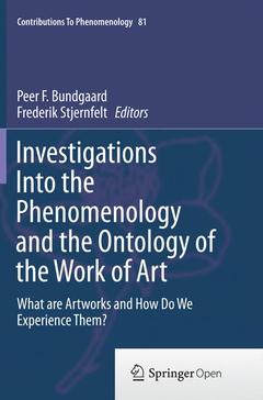 Cover of the book Investigations Into the Phenomenology and the Ontology of the Work of Art