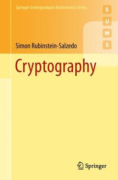 Couverture de l’ouvrage Cryptography