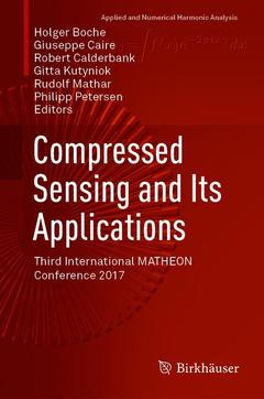 Couverture de l’ouvrage Compressed Sensing and Its Applications