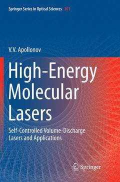 Couverture de l’ouvrage High-Energy Molecular Lasers