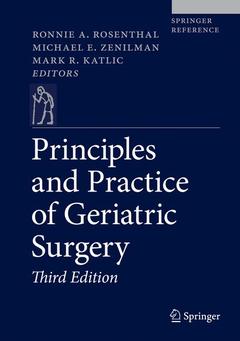 Couverture de l’ouvrage Principles and Practice of Geriatric Surgery