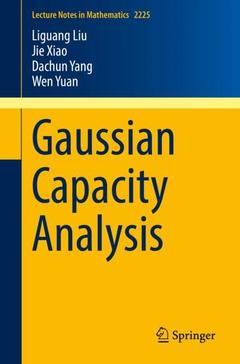 Couverture de l’ouvrage Gaussian Capacity Analysis