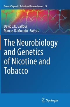 Couverture de l’ouvrage The Neurobiology and Genetics of Nicotine and Tobacco
