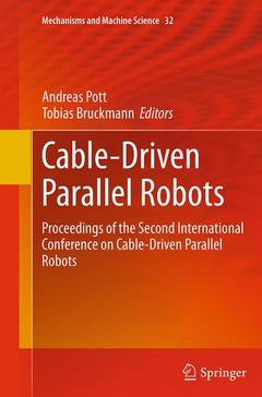 Couverture de l’ouvrage Cable-Driven Parallel Robots