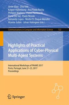 Cover of the book Highlights of Practical Applications of Cyber-Physical Multi-Agent Systems