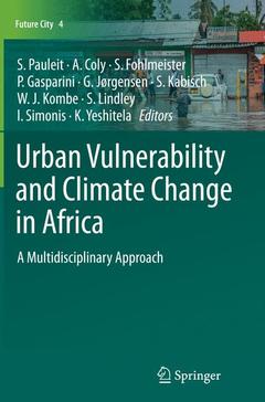 Couverture de l’ouvrage Urban Vulnerability and Climate Change in Africa