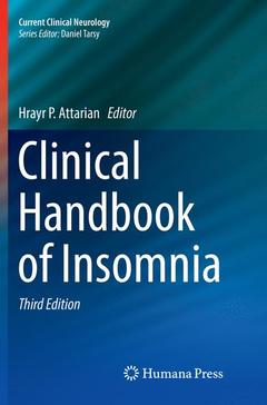 Cover of the book Clinical Handbook of Insomnia