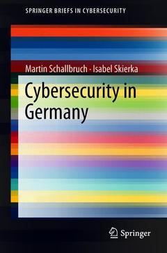 Cover of the book Cybersecurity in Germany