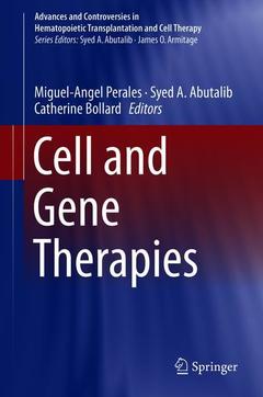 Couverture de l’ouvrage Cell and Gene Therapies
