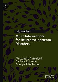 Couverture de l’ouvrage Music Interventions for Neurodevelopmental Disorders