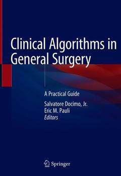 Couverture de l’ouvrage Clinical Algorithms in General Surgery 