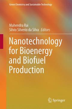 Cover of the book Nanotechnology for Bioenergy and Biofuel Production