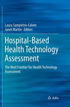 Couverture de l’ouvrage Hospital-Based Health Technology Assessment