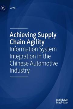 Cover of the book Achieving Supply Chain Agility