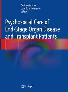 Couverture de l’ouvrage Psychosocial Care of End-Stage Organ Disease and Transplant Patients