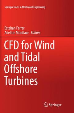 Couverture de l’ouvrage CFD for Wind and Tidal Offshore Turbines