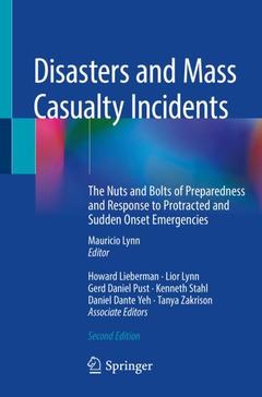 Couverture de l’ouvrage Disasters and Mass Casualty Incidents