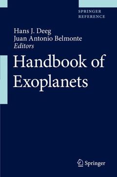Couverture de l’ouvrage Handbook of Exoplanets 