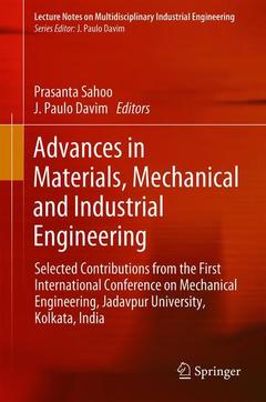 Cover of the book Advances in Materials, Mechanical and Industrial Engineering