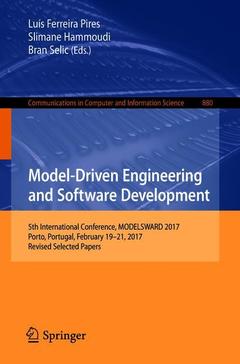 Couverture de l’ouvrage Model-Driven Engineering and Software Development