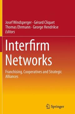 Couverture de l’ouvrage Interfirm Networks