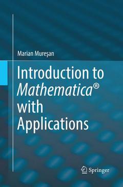 Couverture de l’ouvrage Introduction to Mathematica® with Applications