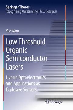 Couverture de l’ouvrage Low Threshold Organic Semiconductor Lasers