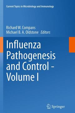 Couverture de l’ouvrage Influenza Pathogenesis and Control - Volume I