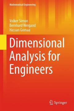 Cover of the book Dimensional Analysis for Engineers
