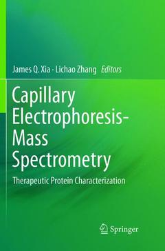 Couverture de l’ouvrage Capillary Electrophoresis-Mass Spectrometry