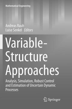 Couverture de l’ouvrage Variable-Structure Approaches