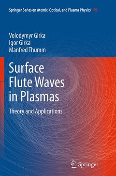 Couverture de l’ouvrage Surface Flute Waves in Plasmas