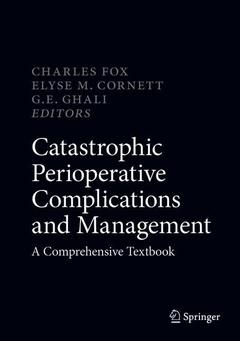 Couverture de l’ouvrage Catastrophic Perioperative Complications and Management