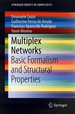 Couverture de l’ouvrage Multiplex Networks