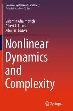 Couverture de l’ouvrage Nonlinear Dynamics and Complexity