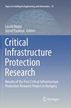 Couverture de l’ouvrage Critical Infrastructure Protection Research