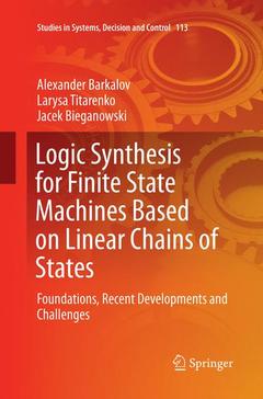 Couverture de l’ouvrage Logic Synthesis for Finite State Machines Based on Linear Chains of States