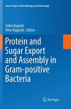 Couverture de l’ouvrage Protein and Sugar Export and Assembly in Gram-positive Bacteria 
