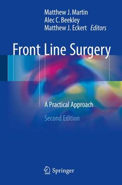 Couverture de l’ouvrage Front Line Surgery