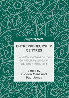 Couverture de l’ouvrage Entrepreneurship Centres 