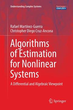 Couverture de l’ouvrage Algorithms of Estimation for Nonlinear Systems