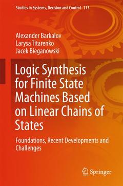 Couverture de l’ouvrage Logic Synthesis for Finite State Machines Based on Linear Chains of States