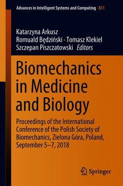 Couverture de l’ouvrage Biomechanics in Medicine and Biology