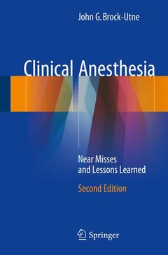 Couverture de l’ouvrage Clinical Anesthesia