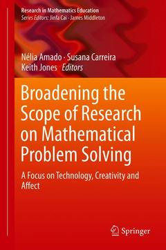 Couverture de l’ouvrage Broadening the Scope of Research on Mathematical Problem Solving