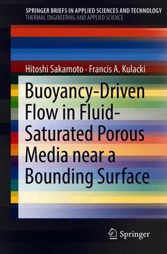 Couverture de l’ouvrage Buoyancy-Driven Flow in Fluid-Saturated Porous Media near a Bounding Surface