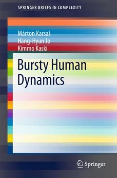 Couverture de l’ouvrage Bursty Human Dynamics
